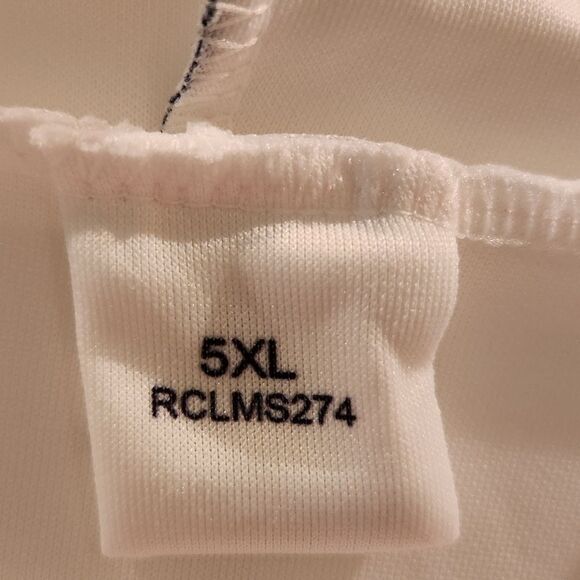 NWOT Colorblock Hoodie in White and Blue - Picture 3 of 3